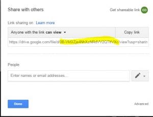 How to Share Google Drive Files through URL