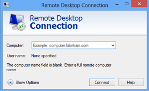 setup a remote desktop session to work computer for free