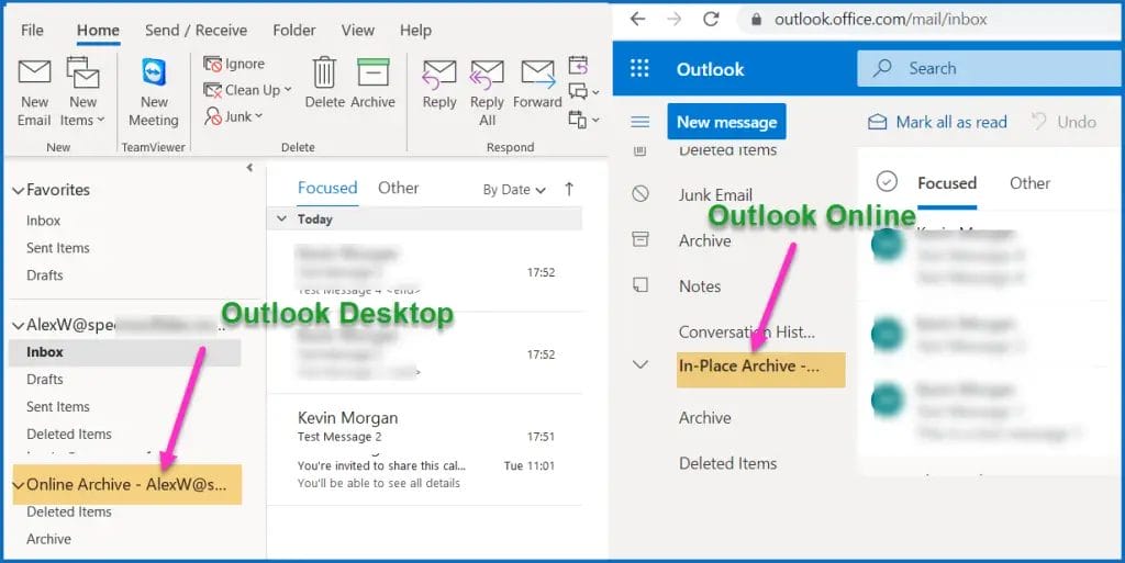 how to automatically archive old emails in Office 365
